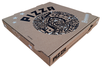 BOITE A PIZZA KRAFT 31X31X4CM