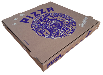 BOITE A PIZZA KRAFT 33X33X4CM