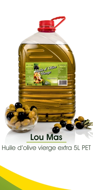 HUILE D'OLIVE VIERGE EXTRA LOU MAS 5L