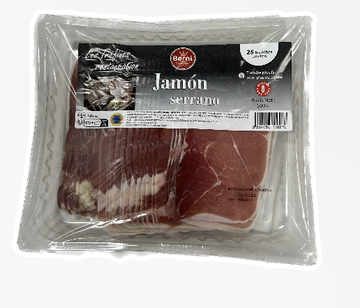 JAMBON CRU  SERRANO TRANCHES