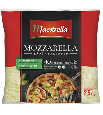 MOZZARELLA MAESTRELLA RAPE/COSSETTE 40% MG