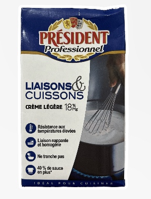 CREME FRAICHE LIAISON CUISSON  PRESIDENT